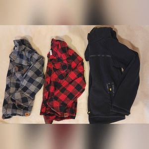 Plaid and Zipper hoodie